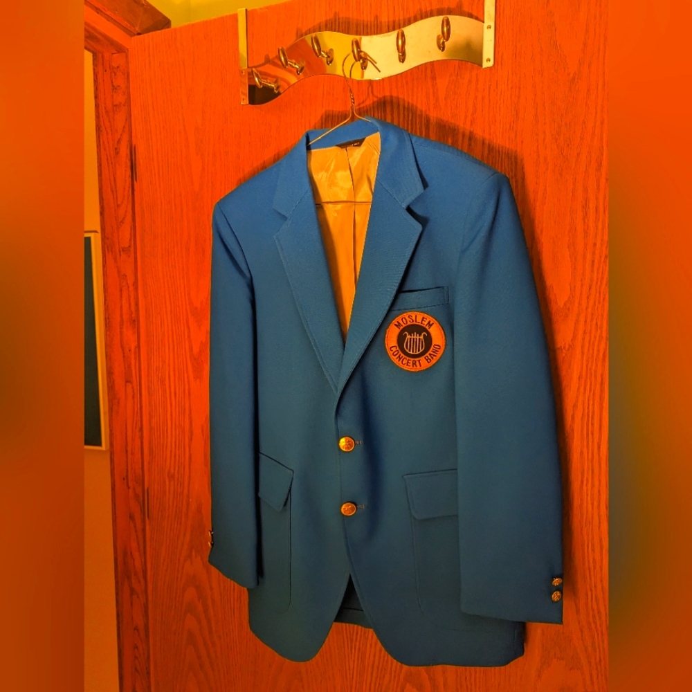Authentic Vintage Masons Moslem Concert Band Blazer
